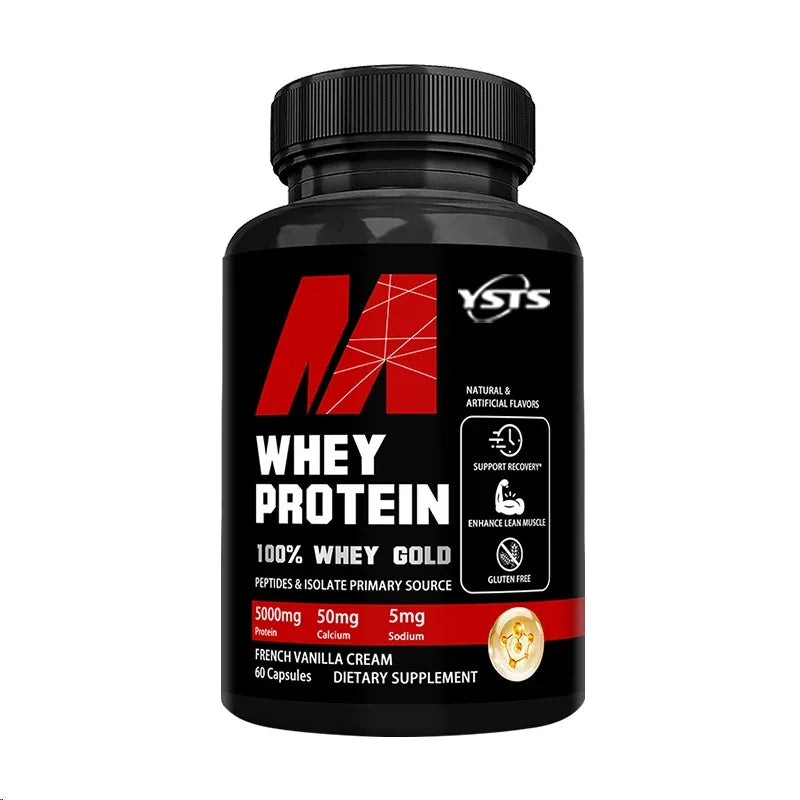 Whey Protein Supplement - Contains 5000mg Of Protein - Supports Recovery, Balanced Muscle , Gluten Free